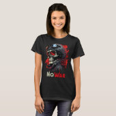 ノーウォースケルトン軍隊1 Tシャツ (正面フル)