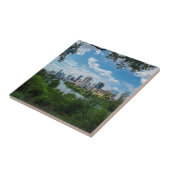 ノーウッドからダウンタウンのオースティンスカイライン – オースティンテキサス州 タイル (側面)