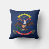 ノーカッコいいスダコタ州旗 クッション (裏面)