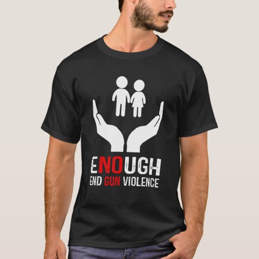 ノーガン認識度デイ衣服オレンジエンドガンVi Tシャツ (正面)