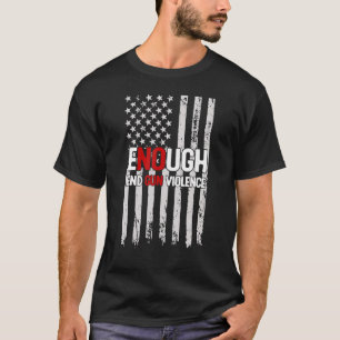 ノーガン認識度デイ衣服オレンジエンドガンVi Tシャツ