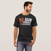 ノーガン認識度衣服オレンジエンドガンヴィオレン Tシャツ (正面フル)