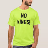 ノーキンズ抗議グリーンTシャツ Tシャツ (正面)