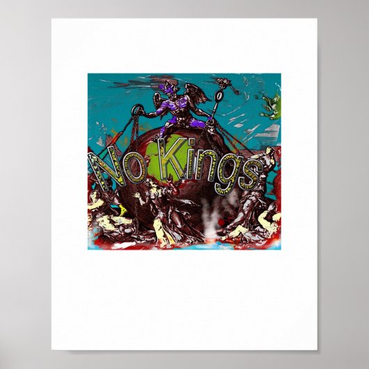 ノーキings クラシック モダン ミニマル スタイル ポスター (正面)