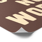 ノーコーヒーノーウォーキーおもしろい引用文 ポスター (角)