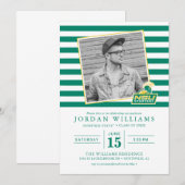 ノーサムステート大学のスパルタン卒業生 案内状 (正面/裏面)