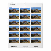 ノーサラファーキャニオンコロラドナショナルモニュメント ラベル (フルシート)