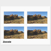 ノーサラファーキャニオンコロラドナショナルモニュメント 長方形シール (シート)