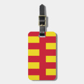 ノーサンバーランドの旗 ラゲッジタグ (正面縦)