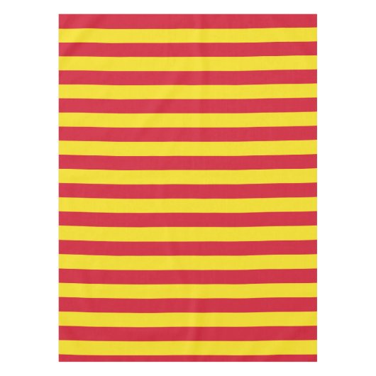 ノーサンバーランドストライプ国旗のシンボル線r テーブルクロス (正面)