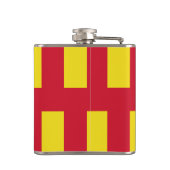 ノーサンバーランド国旗 フラスク (裏面)