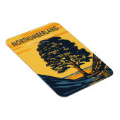 ノーサンバーランド国立公園イングランドヴィンテージ マグネット (右側)