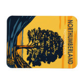 ノーサンバーランド国立公園イングランドヴィンテージ マグネット (横)