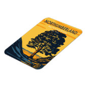 ノーサンバーランド国立公園イングランドヴィンテージ マグネット (左側)