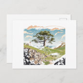 ノーサンバーランド国立公園シカモアギャップツリー シーズンポストカード (正面/裏面)