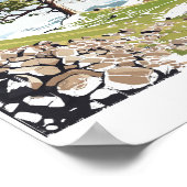 ノーサンバーランド国立公園シカモアギャップツリー ポスター (角)