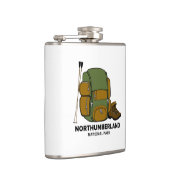 ノーサンバーランド国立公園バックパック フラスク (右)