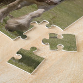 ノーサンバーランド州のクライドの馬 ジグソーパズル (側面)