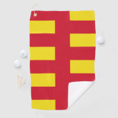 ノーサンバーランド州旗 ゴルフタオル (インサイチュ)