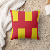 ノーサンバーランド装飾用クッション国旗 クッション (ブランケット)