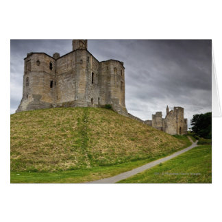 ノーサンバーランド、イギリスのWarkworthの城