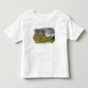 ノーサンバーランド、イギリスのWarkworthの城 トドラーTシャツ