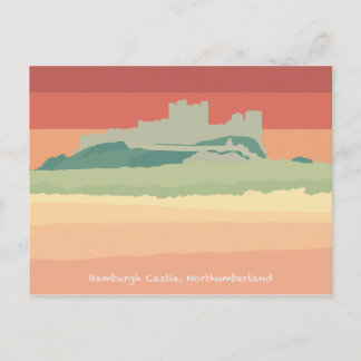 ノーサンバーランド・バンバラ城 シーズンポストカード
