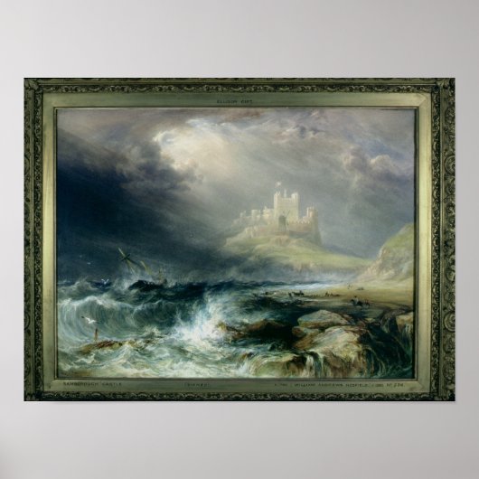 ノーサンバーランド・バンバラ城 ポスター (正面)