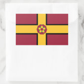 ノーサンプトンシャー州旗の長方形ステッカー 長方形シール (バッグ)