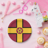 ノーサンプトンシャー州旗紙プレート ペーパープレート (パーティー)