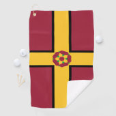 ノーサンプトンシャー州旗 ゴルフタオル (インサイチュ)