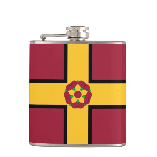 ノーサンプトンシャー州旗 フラスク (正面)