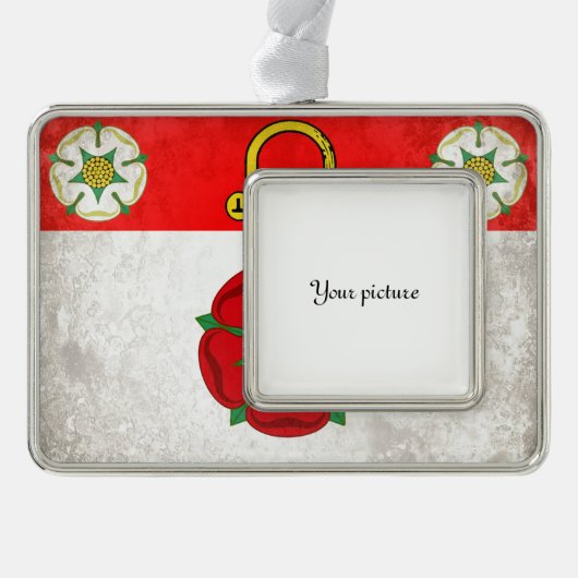 ノーサンプトンシャー シルバープレートフレームオーナメント (正面)