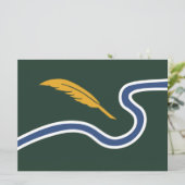 ノーサンプトン市旗（マサチューセッツ州，米国） カード (スタンド正面)