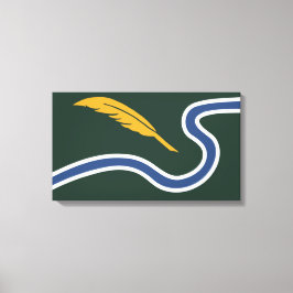 ノーサンプトン市旗（マサチューセッツ州，米国） キャンバスプリント