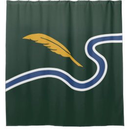 ノーサンプトン市旗（マサチューセッツ州，米国） シャワーカーテン