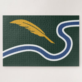 ノーサンプトン市旗（マサチューセッツ州，米国） ジグソーパズル