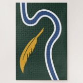 ノーサンプトン市旗（マサチューセッツ州，米国） ジグソーパズル (縦)