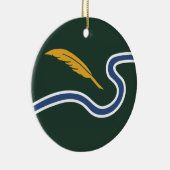 ノーサンプトン市旗（マサチューセッツ州，米国） セラミックオーナメント (右)