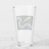 ノーサンプトン市旗（マサチューセッツ州，米国） タンブラーグラス (裏面)