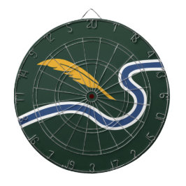 ノーサンプトン市旗（マサチューセッツ州，米国） ダーツボード