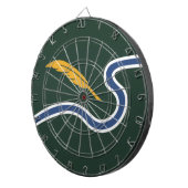 ノーサンプトン市旗（マサチューセッツ州，米国） ダーツボード (正面右)