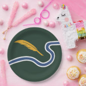 ノーサンプトン市旗(マサチューセッツ州,米国) ペーパープレート (パーティー)