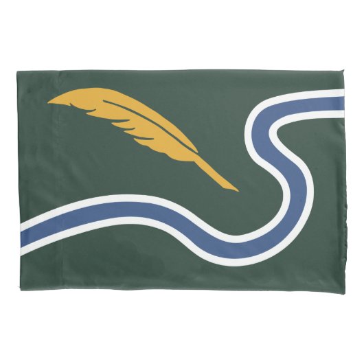 ノーサンプトン市旗（マサチューセッツ州，米国） 枕カバー (正面左)