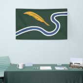 ノーサンプトン市旗（マサチューセッツ州，米国） 横断幕 (トレードショー)