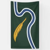 ノーサンプトン市旗（マサチューセッツ州，米国） 横断幕 (縦)