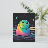 ノーザンかわいいシール ポストカード (スタンド正面)