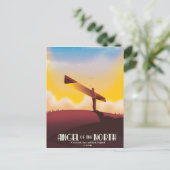 ノーザンの天使のビンテージ旅行ポスター ポストカード (スタンド正面)