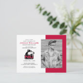 ノーザンイリノイ・ハスキーズ | 卒業 案内ポストカード (スタンド正面)