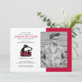 ノーザンイリノイ・ハスキーズ | 卒業 案内状 (スタンド正面)